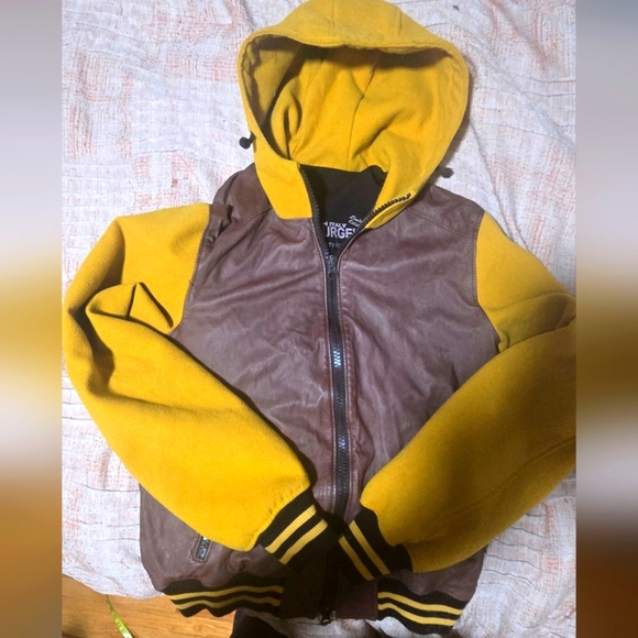 P448 Other - Varsity Jacket Large Wool And Leather Itialian Made